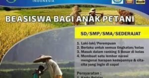 Beasiswa Anak Petani: Investasi Masa Depan Pertanian Indonesia