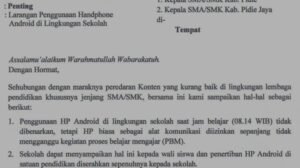 Larangan Penggunaan Smartphone di Sekolah: Antara Disiplin, Fokus, dan Kesiapan Generasi Digital