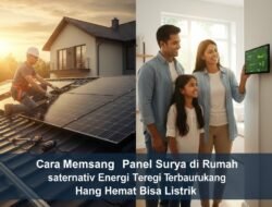 Cara Memasang Panel Surya di Rumah sebagai Alternatif Energi Terbarukan yang Hemat Biaya Listrik