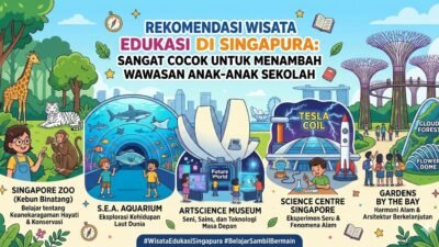 Rekomendasi Wisata Edukasi di Singapura yang Sangat Cocok Untuk Menambah Wawasan Anak-Anak Sekolah