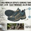 Cara Memilih Sepatu Gunung Yang Tidak Licin Saat Mendaki Jalur Basah